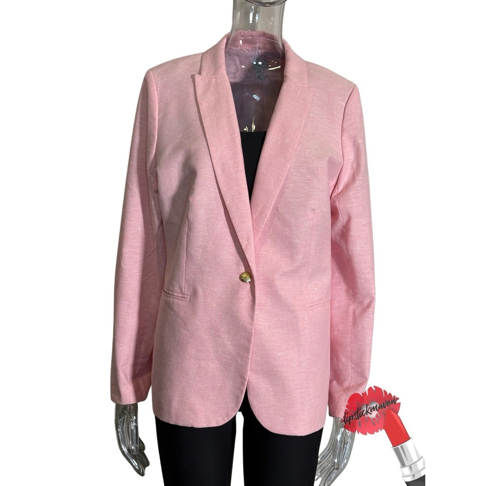 J. Crew Blazer Womens 16 Pink Schoolboy Preppy Academia Collegiate Classic